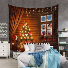 Load image into Gallery viewer, Tapestry Home Decor Wall Hanging Living Room Bedroom Christmas Santa Fireplace
