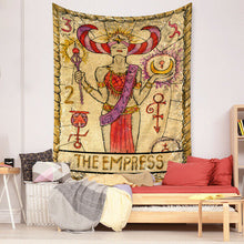 Load image into Gallery viewer, Tapestry Home Decor Wall Hanging Living Bed room Tablecloth Tarot Card Empress
