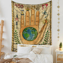 Load image into Gallery viewer, Tapestry Home Decor Wall Hanging Living Bed room Tablecloth Tarot Card World

