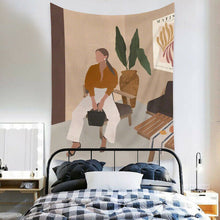 Load image into Gallery viewer, Tapestry Home Decor Wall Hanging Living Bed room Tablecloth Life Natural Chic
