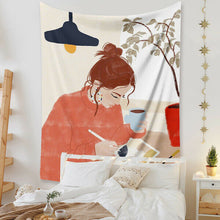 Load image into Gallery viewer, Tapestry Home Decor Wall Hanging Living Bed room Tablecloth Life Natural Chic
