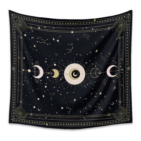 Tapestry Home Decor Wall Hanging Living Bed room Tablecloth Moon Bohemia Hippie
