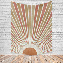 Load image into Gallery viewer, Tapestry Home Decor Wall Hanging Living Bed room Tablecloth Moon Sun Raw Natural
