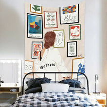 Load image into Gallery viewer, Tapestry Home Decor Wall Hanging Living Bed room Tablecloth Life Natural Chic
