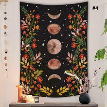 Load image into Gallery viewer, Tapestry Home Decor Wall Hanging Living Room Bedroom Tablecloth Moon Flora Star
