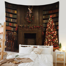 Load image into Gallery viewer, Tapestry Home Decor Wall Hanging Living Room Bedroom Christmas Fireplace
