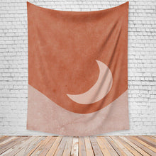 Load image into Gallery viewer, Tapestry Home Decor Wall Hanging Living Bed room Tablecloth Moon Sun Raw Natural
