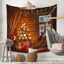 Load image into Gallery viewer, Tapestry Home Decor Wall Hanging Living Room Bedroom Christmas Santa Fireplace
