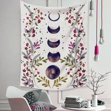 Load image into Gallery viewer, Tapestry Home Decor Wall Hanging Living Bed room Tablecloth Bohemia Moon flora
