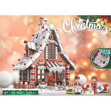Load image into Gallery viewer, 1455PCS MOC Christmas Gingerbread House Snow Figures Model Building Block Brick Toy Gift Set Kids New Compatible Lego
