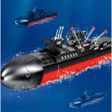 Load image into Gallery viewer, 1003PCS Military WW2 Ohio Class Strategic Nuclear Power Submarine Figure Model Toy Building Block Brick Gift Kids Compatible Lego
