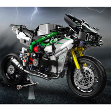 Load image into Gallery viewer, 858PCS Technic MOC Kawasaki Ninja Motorcycle Motor Bike Model Toy Building Block Brick Gift Kids Compatible Lego

