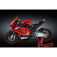 Load image into Gallery viewer, 2008PCS MOC Technic Ducati V4S Motorcycle Motor Bike Model Toy Building Block Brick Gift Kids Compatible Lego 1:5
