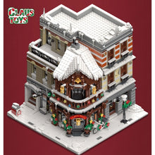 Load image into Gallery viewer, 2955PCS MOC City Christmas Claus Toy Shop Store Santa Snow House Figure Model Building Block Brick Gift Kids
