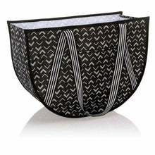Load image into Gallery viewer, Thirty One Round Utility Tote Shoulder Mummy bag 31 Gift in Tip Top Chevron
