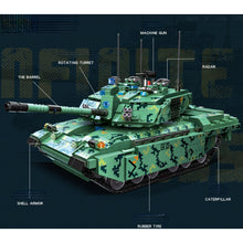 Load image into Gallery viewer, 1298PCS Military WW2 Challenger Ⅱ Main Battle Tank Model Toy Building Block Brick Gift Kids Compatible Lego
