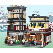 Load image into Gallery viewer, 2662PCS MOC City Street Town Sushi Japanese Restaurant Figures Model Toy Building Block Brick Gift Set Kids New Compatible With Lego
