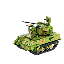Load image into Gallery viewer, 302PCS MOC Military WW2 PGZ-09 Wheeled Self-Propelled Anti Aircraft Tank Figure Model Toy Building Block Brick Gift Kids Compatible Lego
