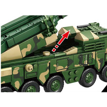 Load image into Gallery viewer, 522PCS Military WW2 DF-17 Hypersonic Missiles Truck Figure Model Toy Building Block Brick Gift Kids Compatible Lego
