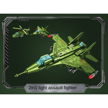 Load image into Gallery viewer, 545PCS Military WW2 4in3 Z-9 Tank Air Fighter Aircraft Helicopter Model Toy Building Block Brick Gift Kids Compatible Lego
