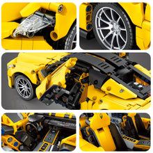 Load image into Gallery viewer, 1269PCS MOC Static Technic SpeedYellow GT Super Racing Sports Car Model Toy Building Block Brick Gift Kids Compatible Lego 1:14
