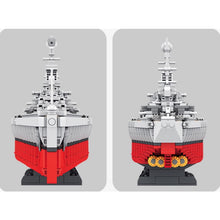 Load image into Gallery viewer, 1638PCS Military North Carolina Class Battleship Model Toy Building Block Brick Gift Kids Compatible Lego
