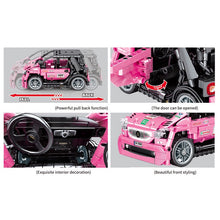 Load image into Gallery viewer, 676PCS Technic Pink Smart Car Model Toy Building Block Brick Gift Kids Compatible Lego
