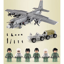 Load image into Gallery viewer, 1713PCS Military Lockheed AC130 Air Gunship Plane Figures Model Toy Building Block Brick Gift Kids Compatible Lego
