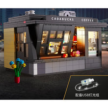 Load image into Gallery viewer, 768PCS MOC City Street Coffee Shop Store House Model Toy Building Block Brick Gift Kids Compatible Lego
