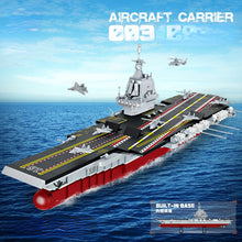 Load image into Gallery viewer, 1832PCS Military WW2 003 Aircraft Carrier China Ship Model Toy Building Block Brick Gift Kids Compatible Lego
