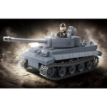 Load image into Gallery viewer, 503PCS Military WW2 Tiger I Sd.Kfz.181 Tank Figure Model Toy Building Block Brick Gift Kids
