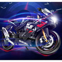 Load image into Gallery viewer, 794PCS MOC Technic Speed GSX R1000R Motorcycle Motor Bike Model Toy Building Block Brick Gift Kids Compatible Lego 1:7
