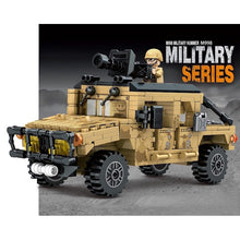 Load image into Gallery viewer, 508PCS MOC Military WW2 M998 Hummer Jeep Car Figure Model Toy Building Block Brick Gift Kids Compatible Lego
