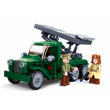 Load image into Gallery viewer, 201PCS MOC Military WW2 BM-13 Rocket Artillery Katyusha Truck Figure Model Toy Building Block Brick Gift Kids
