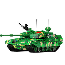 Load image into Gallery viewer, 1918PCS Military WW2 Large Type ZTZ 99A Main Tank Model Toy Building Block Brick Gift Kids Compatible Lego
