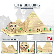 Load image into Gallery viewer, 2297PCS MOC Mini Architecture Sphinx Pyramid Model Building Block Brick Toy Gift Set Kids New Compatible With Lego
