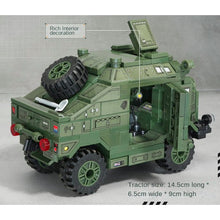 Load image into Gallery viewer, 492PCS Military WW2 Scene Morris C8 Tractor Truck Figure Model Toy Building Block Brick Gift Kids Compatible Lego
