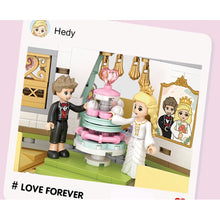 Load image into Gallery viewer, 718PCS MOC Love Wedding Romantic Book Model Figures Toy Building Block Brick Gift Set
