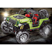 Load image into Gallery viewer, 2680PCS Technic Jeep Wrangler Off Road SUV Car Yellow Static Version Model Building Block Brick Toy Gift Set Kids New Compatible Lego
