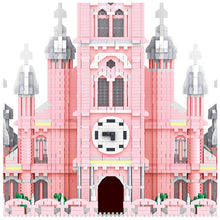 Load image into Gallery viewer, 7017PCS Architecture Pink Church Ho Chi Minh Vietnam Model Building Block Brick Toy Display Gift Set Kids New Compatible Lego
