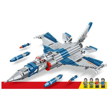 Load image into Gallery viewer, 1079PCS Military WW2 FC-1 JF-17 Air Fighter Thunder Aircraft Figure Model Toy Building Block Brick Gift Kids Compatible Lego
