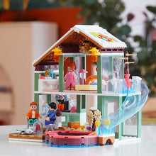 Load image into Gallery viewer, 429PCS MOC City Girls Hot Spring Spa Villa Resort Figure Model Toy Building Block Brick Gift Kids Compatible Lego

