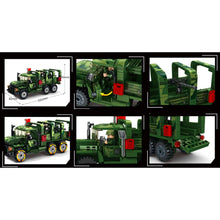 Load image into Gallery viewer, 432PCS MOC Military WW2 DongFeng DF Troop Carrier Truck Figure Model Toy Building Block Brick Gift Kids Compatible Lego
