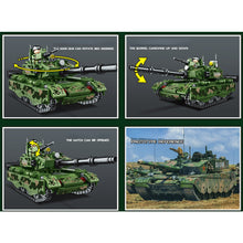 Load image into Gallery viewer, 463PCS Military WW2 2in1 Type 99 Main Battle Tank Figure Model Toy Building Block Brick Gift Kids Compatible Lego
