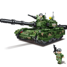 Load image into Gallery viewer, 463PCS Military WW2 2in1 Type 99 Main Battle Tank Figure Model Toy Building Block Brick Gift Kids Compatible Lego
