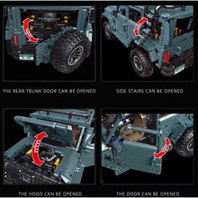 Load image into Gallery viewer, 2627PCS MOC Technic Jeep SUV Off Road Vehicle Car Model Toy Building Block Brick Gift Kids Compatible Lego 1:10

