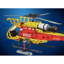 Load image into Gallery viewer, 663PCS MOC Technic SA341 Gazelle Rescue Helicopter Model Toy Building Block Brick Gift Kids Compatible Lego
