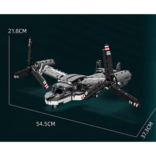 Load image into Gallery viewer, 1133PCS Military V22 Osprey Transport Aircraft Model Toy Building Block Brick Gift Kids Compatible Lego

