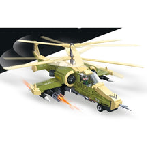 Load image into Gallery viewer, 356PCS WW2 Military Kamov KA50 Helicopter Figure Model Toy Building Block Brick Gift Kids Compatible Lego
