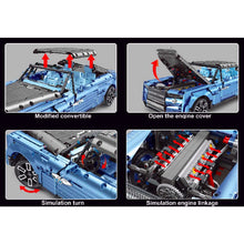 Load image into Gallery viewer, 2903PCS MOC Technic Super Classic Luxury Convertible Car RR Boat Tail Model Toy Building Block Brick Gift Kids Compatible Lego

